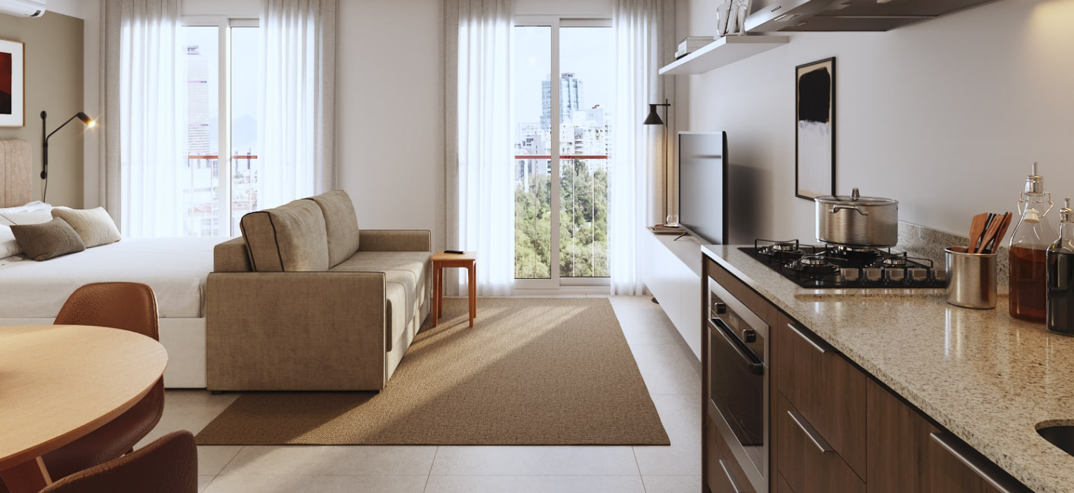 Apartamento entregue pela Spotlar com todas as categorias de solução